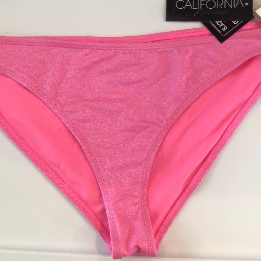 California Waves Pink Bikini Bottom Size XL